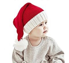 Christmas Hat Family Matching Winter Warmer Mother & Baby Knit Cap Xmas Parent-Child Warm Knit Sk... | Amazon (US)