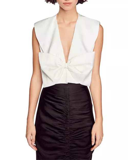 Sandro Passy Crop Top   | Bloomingdale's Women | Bloomingdale's (US)