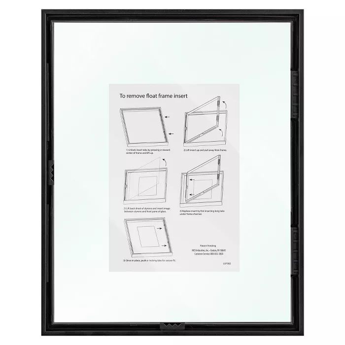 8" x 10" Float Thin Gallery Frame Black - Project 62™ | Target