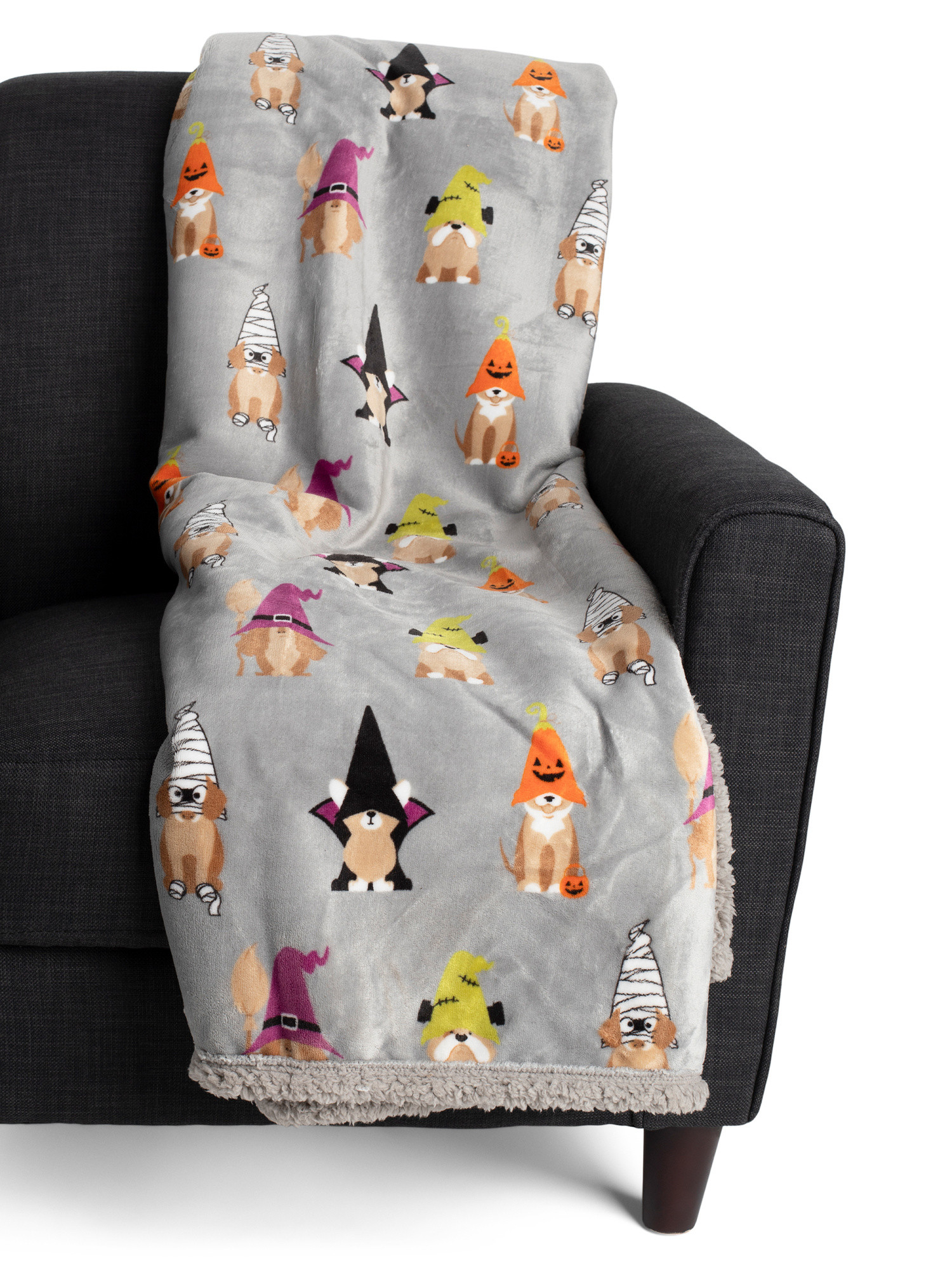 60x70 Halloween Dogs Waterproof Lining Pet Throw | TJ Maxx