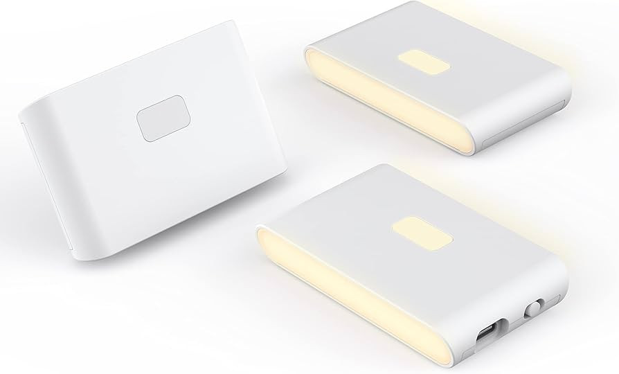 WYZE Rechargeable Night Lights with Dusk to Dawn & Motion Sensors, Warm & Soft White Step Lights ... | Amazon (US)