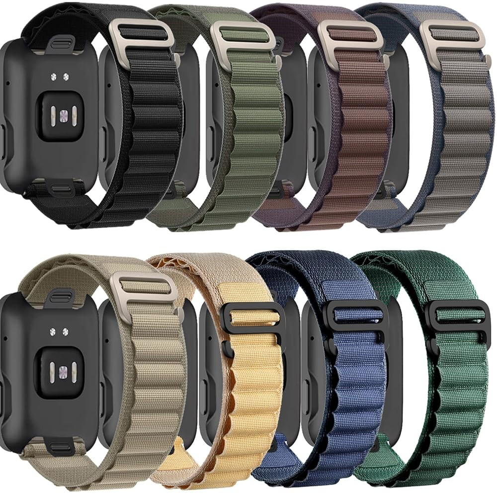 Alpine 8 Pack Watch Band Compatible with Apple Watch Ultra 49mm 46mm 45mm 44mm - Sport Loop, Trai... | Amazon (US)