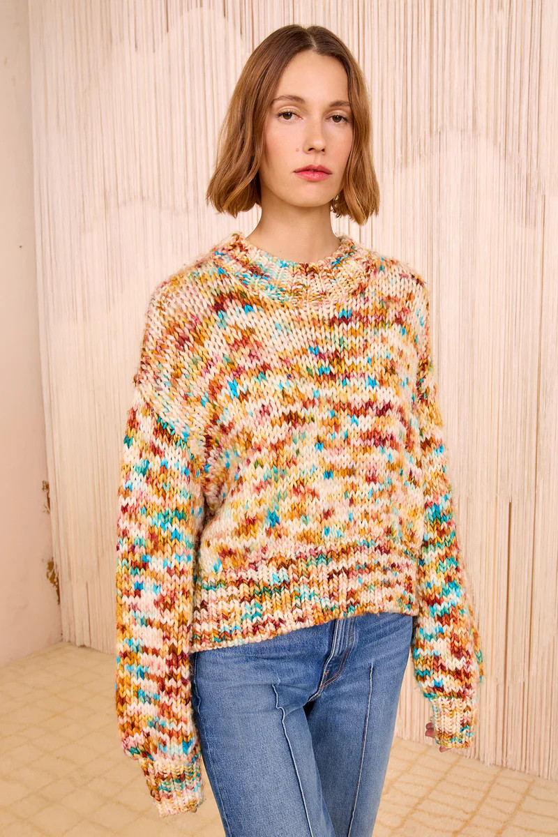 Maude Multicolor Knit Pullover - Opal | Ulla Johnson