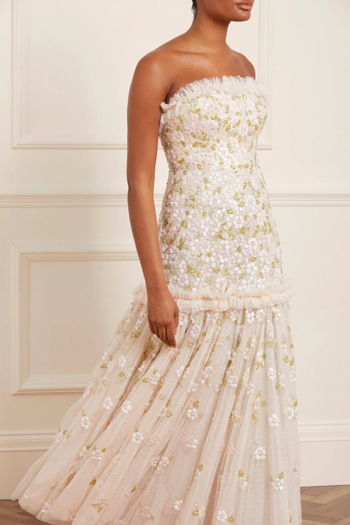 Brianna Strapless Gown | Needle & Thread US