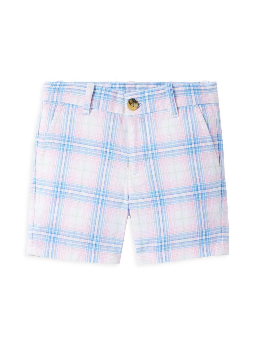 Baby Boy's, Little Boy's & Boy's Plaid Linen Shorts | Saks Fifth Avenue