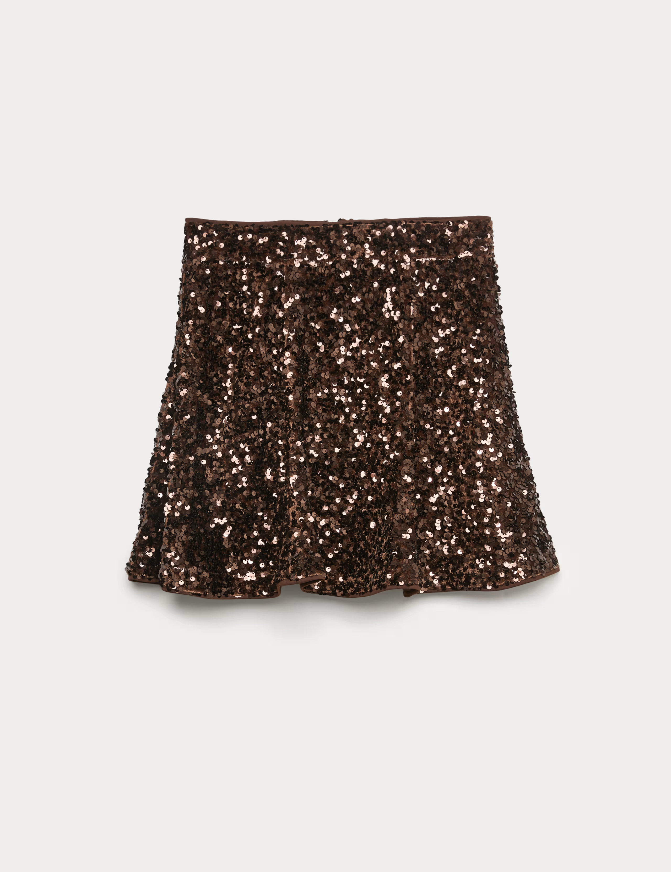 Velvet Sequin Mini Skater Skirt | Marks & Spencer (UK)