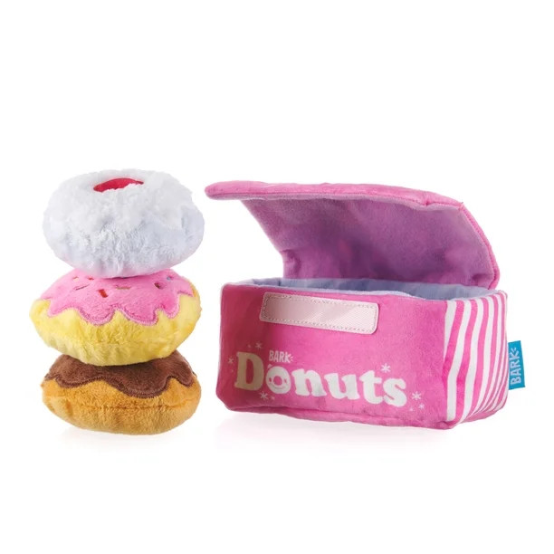 BARK Barker's Dozen Donuts Dog Toy - Features Multi-Part 4 in 1 Toy, Xs to Small Dogs | Walmart (US)