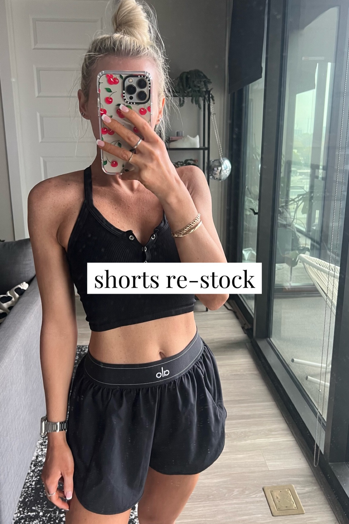 Alo shorts, wearing a small #alo 

#LTKfitness #LTKstyletip