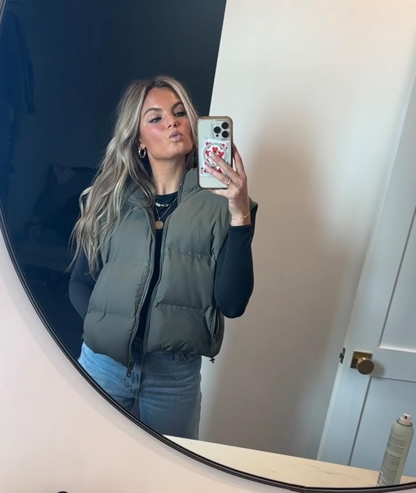 Trendy Queen Womens Long Sleeve Shirts Fall Fashion 2023 Crop Tops Basic Layering Workout Slim Fi... | Amazon (US)