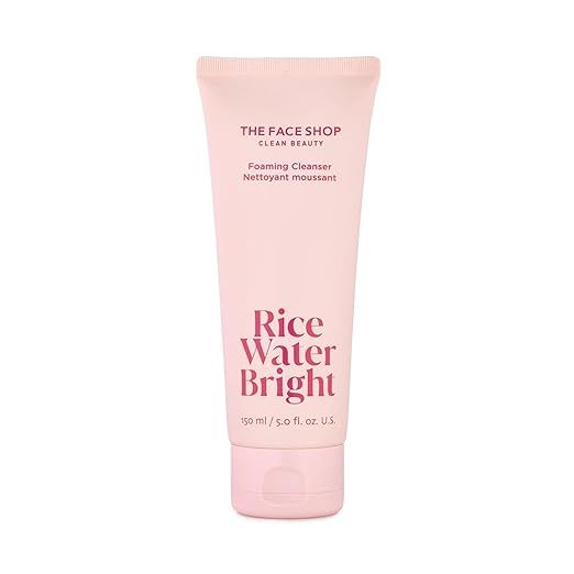 THE FACE SHOP Rice Water Bright Foaming Cleanser | Vegan| Brightening | Rice Water | Hydrating | ... | Amazon (US)