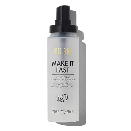 Milani Make It Last 3-in-1 Setting Spray and Primer- Prime + Correct + Set (2.03 Fl. Oz.) Makeup ... | Amazon (US)