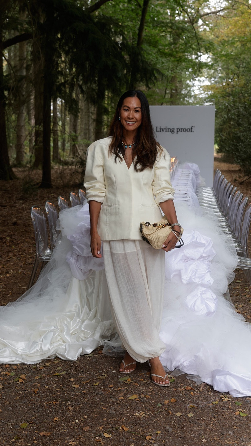 What I wore to the launch of Living Proof’s new Perfect hair Day™ Sheer Clean Dry Shampoo Mist! The setting was held at Normadic which is one of the most magical places I’ve ever visited! Dress code was white and sheer so I pulled out all my structured blazer which is now in the sale for silly money, my sheer balloon trousers, and completed the look with my turquoise jewels. What do we think?

#LTKsummer #LTKluxury #LTKbeauty