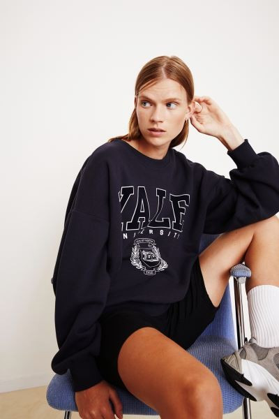 Sweatshirt with Printed Design | H&M (US + CA)