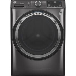 GE 4.8 cu. ft. 28 in. Diamond Gray Front Load Washing Machine with OdorBlock UltraFresh Vent Syst... | The Home Depot