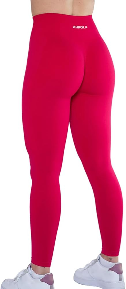 AUROLA Workout Leggings for Women Seamless Scrunch Tights Tummy Control Gym Fitness Girl Sport Ac... | Amazon (US)