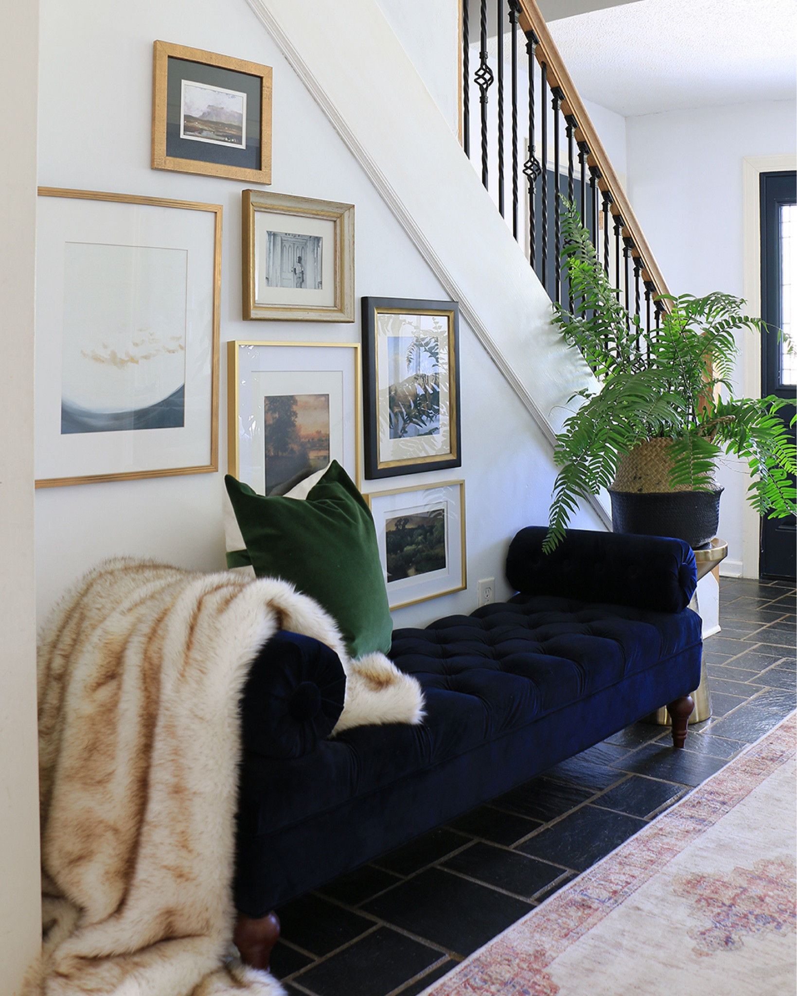 Upholstered Bench | Velvet feel bench, perfect for an entryway or bench at the end of a bed.

#LTKHome