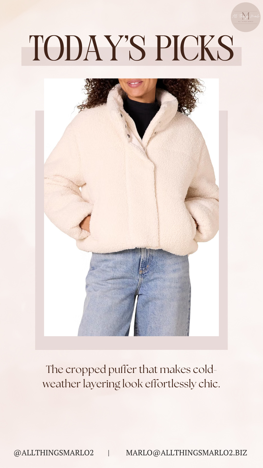 The cropped puffer that makes cold-weather layering look effortlessly chic. 

 #LTKSeasonal #LTKWorkwear #LTKTravel