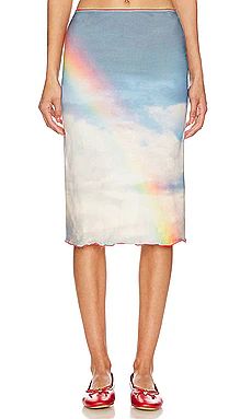 Tyler McGillivary Somewhere Skirt in Rainbow from Revolve.com | Revolve Clothing (Global)