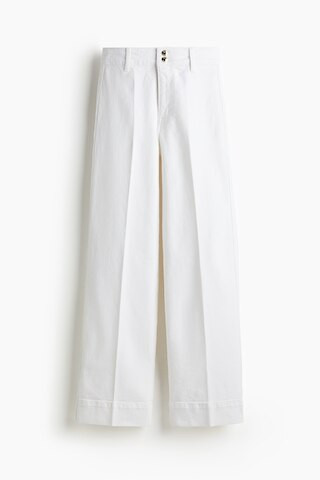 H & M - Wide High Jeans - White | H&M (US + CA)