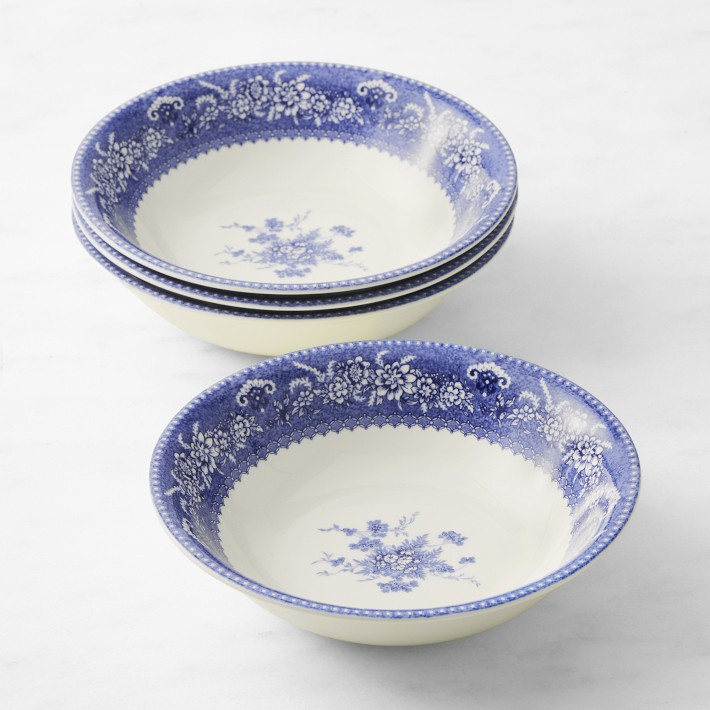 English Floral Salad Bowls, Set of 4 | Williams-Sonoma