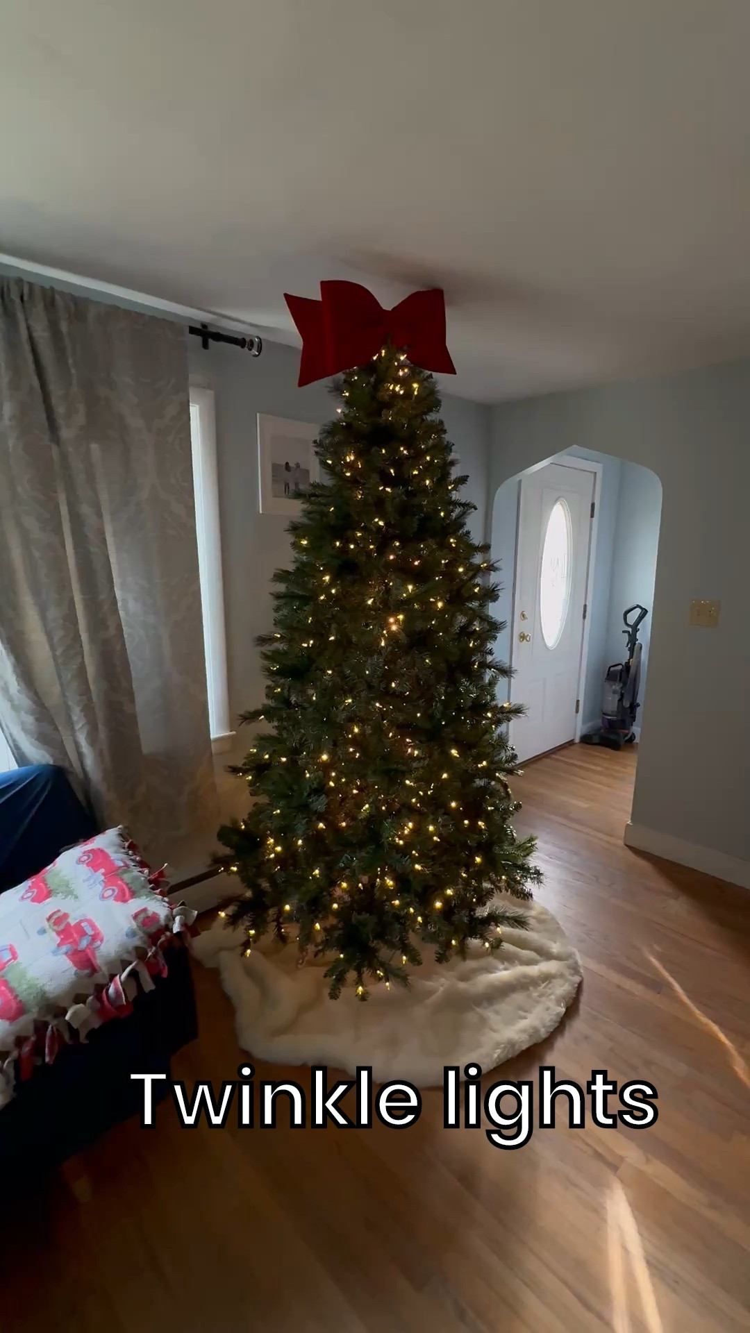 I added twinkle lights to the center of my tree!

#LTKHoliday #LTKHome #LTKOver40