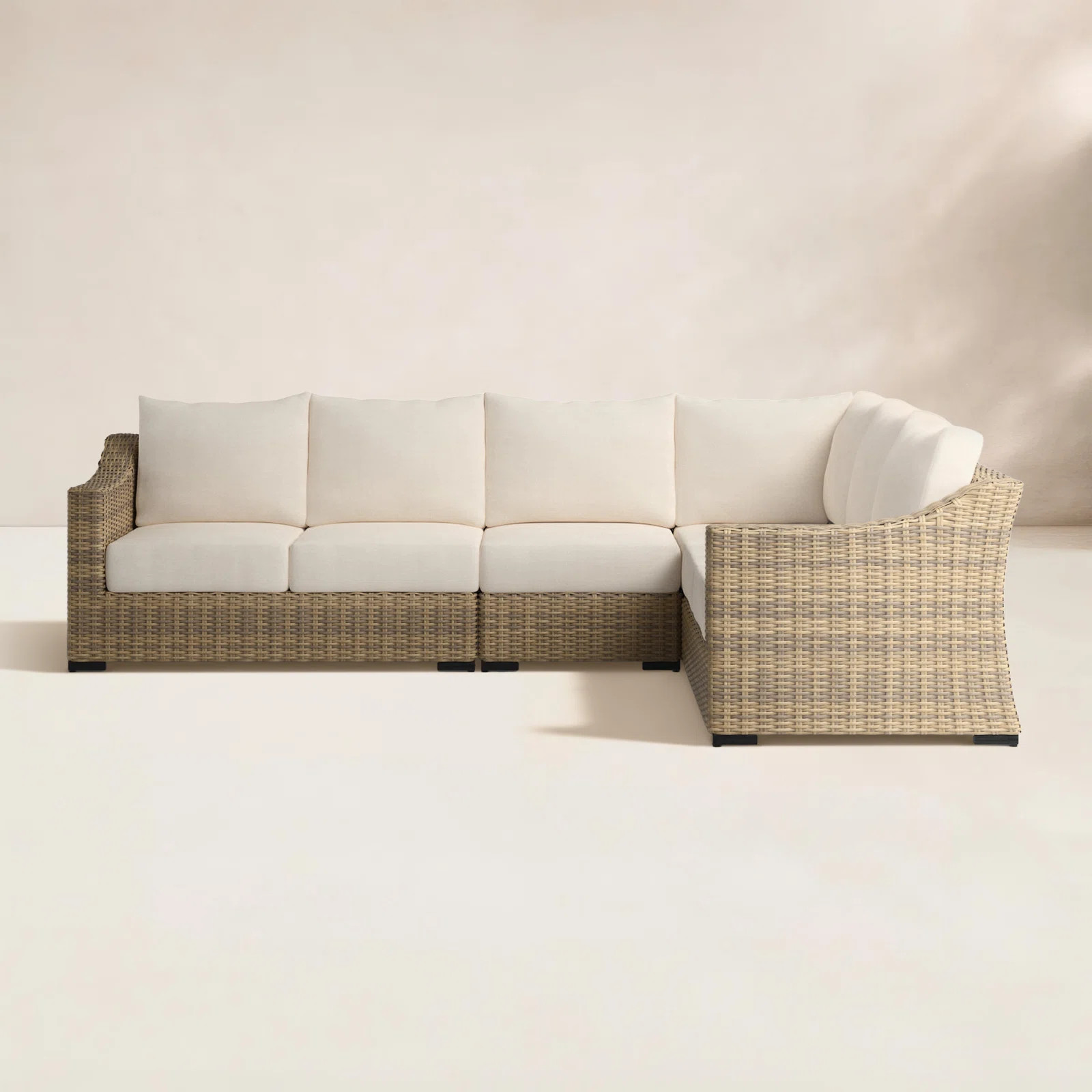 Eloisa Wicker 6 - Person Patio Conversation Set with Cushions | Birch Lane