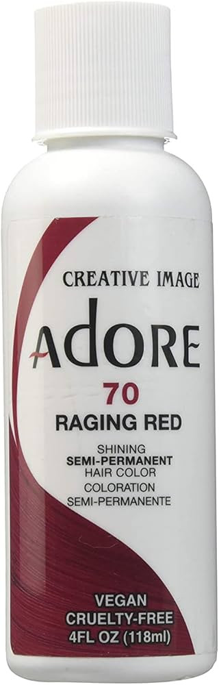 Adore Semi Permanent Hair Color (070 Raging Red) | Vegan & Cruelty-Free Red Hair Dye | No Ammonia... | Amazon (US)
