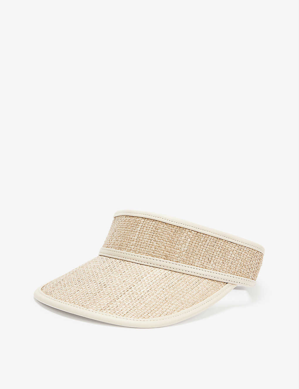 Curved woven visor | Selfridges
