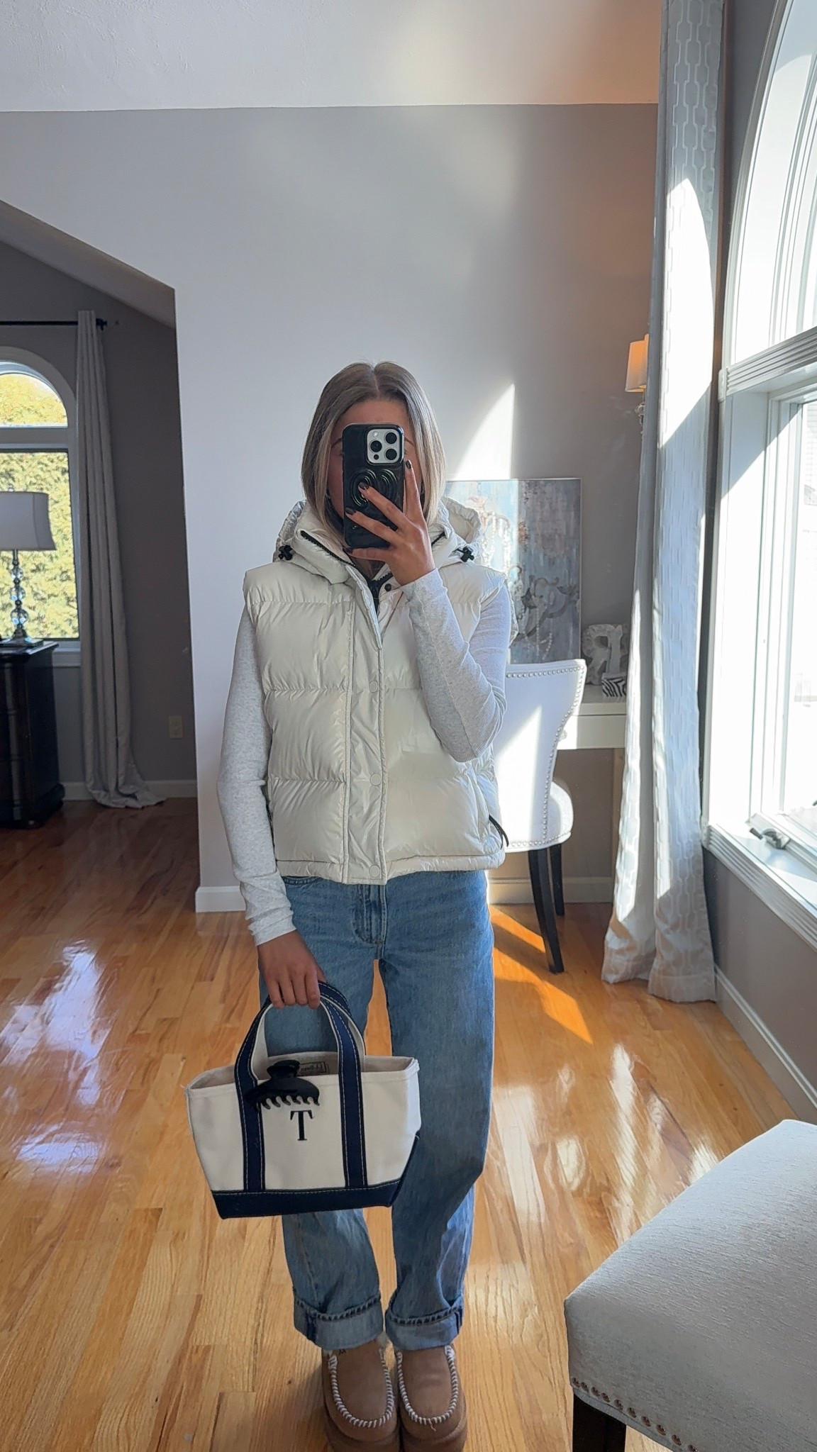 wearing a 23 short in jeans, small in vest, and xs in long sleeve! 

#LTKU #LTKSeasonal #LTKootd