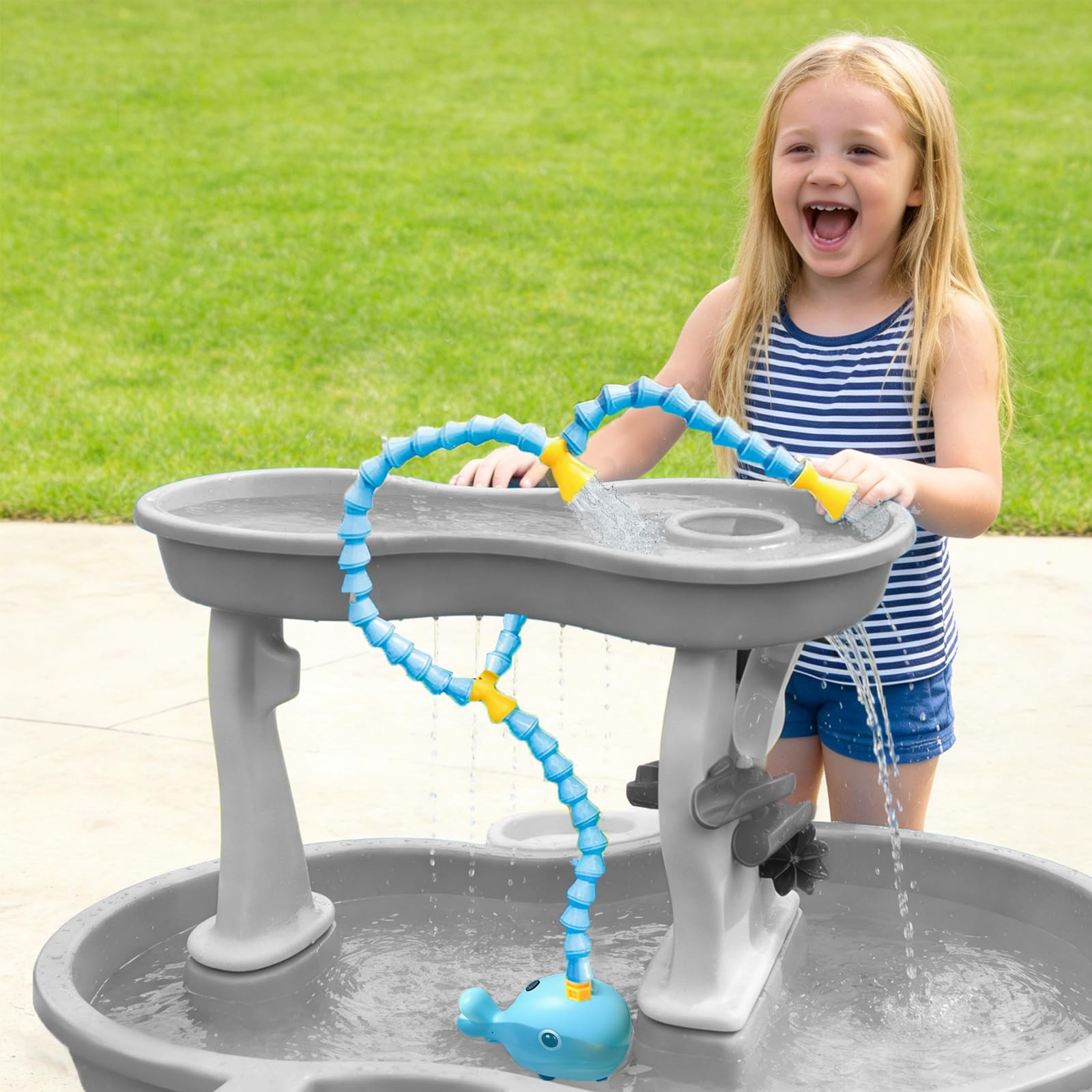 Amazon.com: okcool Rechargeable Water Table Pump(Huge Water Output 8L/min),Kids Sand Water Play Pump,Whale-Shaped Design,Suitable for Most Water Table on Market for Maximum Fun in Water Table for Kids : Patio, Lawn & Garden | Amazon (US)