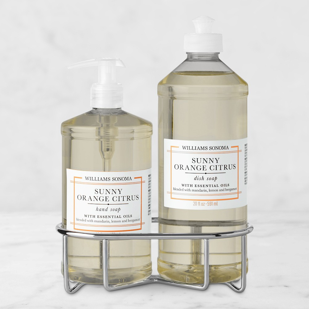 Williams Sonoma Sunny Orange Citrus Hand Soap &amp; Dish Soap 3-Piece Kitchen Set | Williams-Sonoma