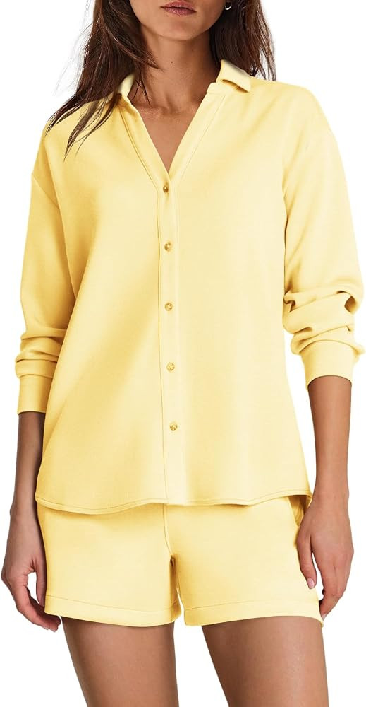 SENSERISE Short Sets Women 2 Piece Outfits Fall | Amazon (US)