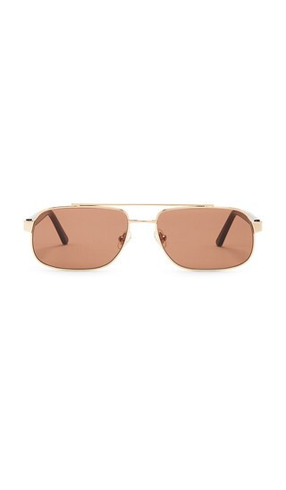 Evangaline Sunglasses in Coffee | Revolve Clothing (Global)