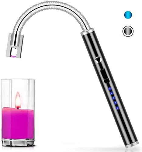 Candle Lighter, haino Rechargeable Electric Arc Lighter with 360° Flexible Neck LED Battery Disp... | Amazon (US)