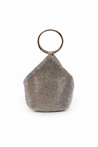 Olga Berg Ellie Bag in Champagne - Size | Amanda Uprichard