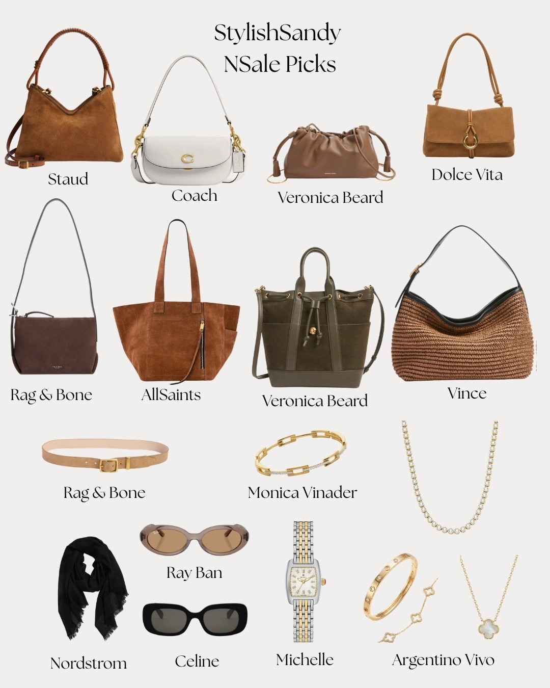 My NSale picks - Handbags, accessories & jewelry. 

Nordstrom Anniversary Sale