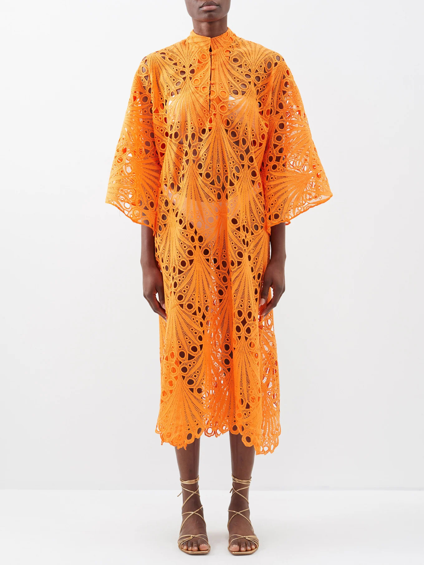 Scalloped guipure-lace kaftan | La Vie Style House | Matches (US)