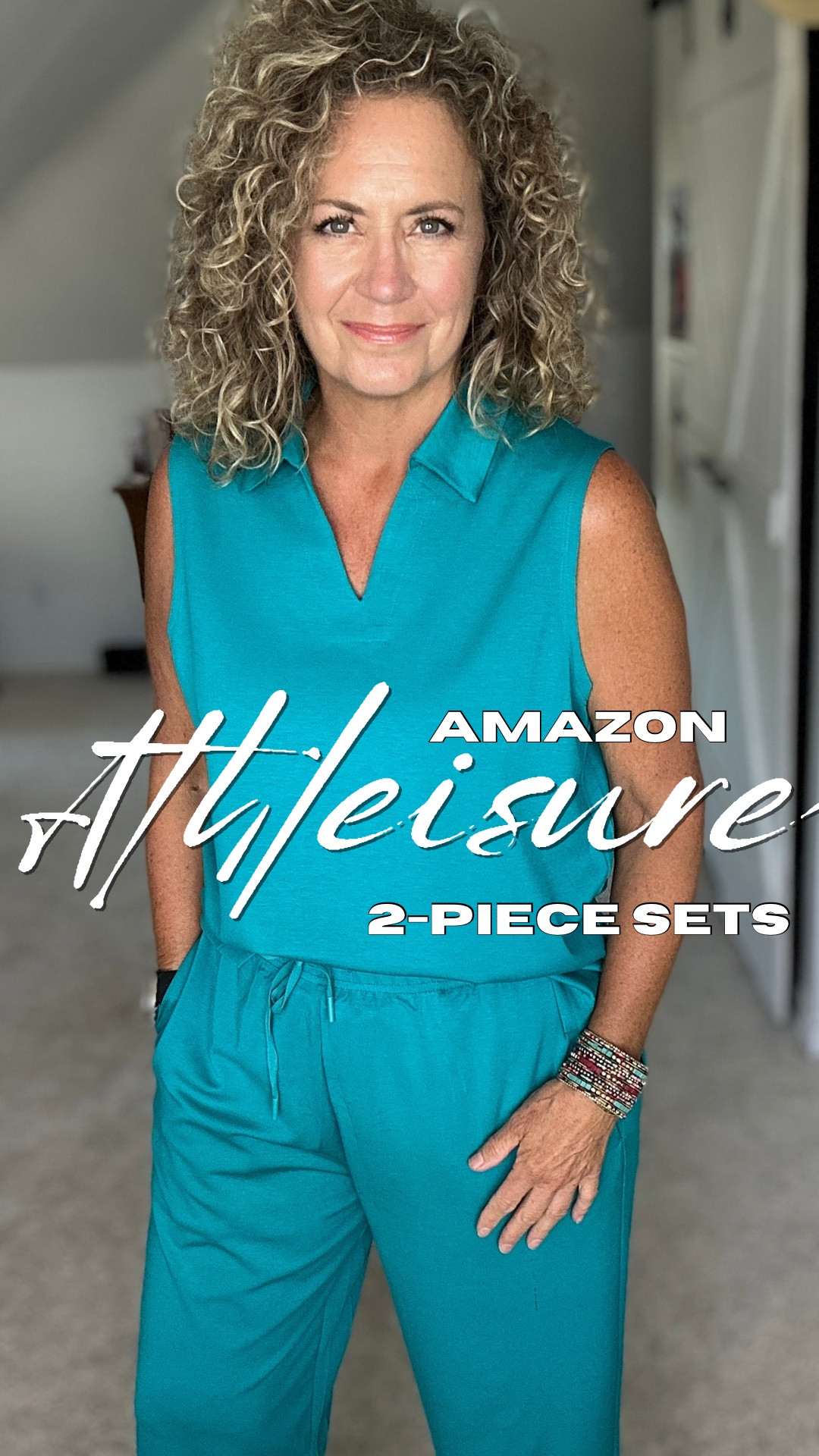 This is easily becoming one of my favorite athleisure brands on Amazon.

These two sets are from the same brand, and I honestly can’t pick a favorite.

One has shorts + a cap-sleeve collared top.
The other? Long pants + a sleeveless collared top.

Both are buttery soft, incredibly comfortable, and available in 12 gorgeous colors from S–XXL.

I’m comfortably wearing a large in both.

And these new athletic shoes?

So attractive. So comfy. And less than a 1/3 the price of my high-end performance athletic shoes!  Great cushion, easy slip-on design, and solid support.

#over50style #midlifefashion #everydayconfidence
#Over50Style #AmazonFinds #ElevatedBasics #ClassicStyleOnABudget
#amazonaffiliate #amazonfashion #OOTD #over50style #everydayfashion #outfitideas #athleisure #activewear #loungewear #pinspark
