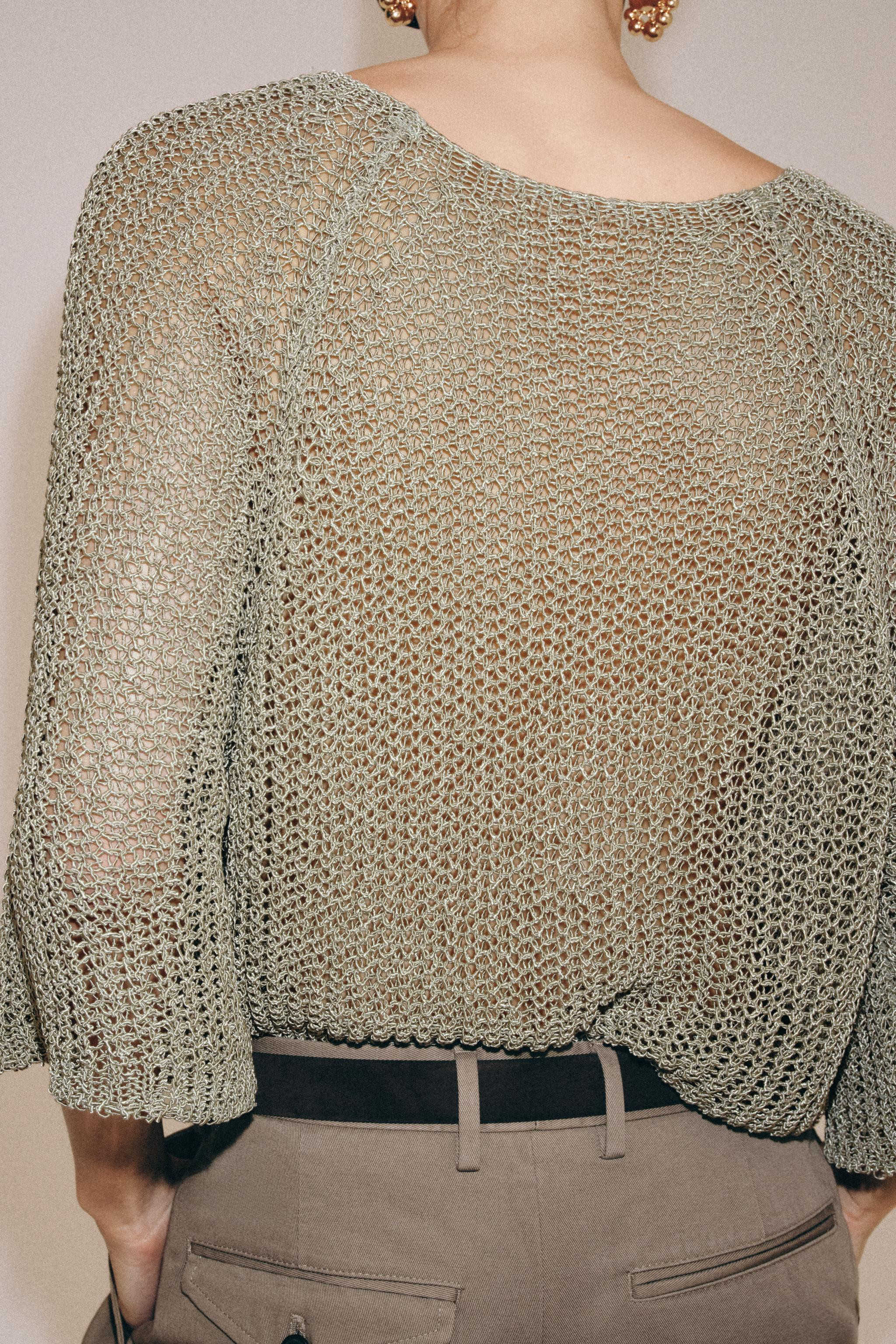 OPENWORK KNIT JUMPER | Zara Canada
