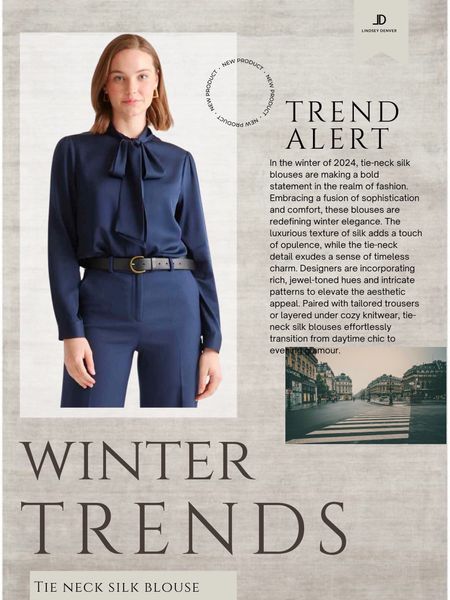 Winter trends 2024
Spring trends 2024

Silk tie neck blouse 


"Helping You Feel Chic, Comfortable and Confident." -Lindsey Denver 🏔️ 


Winter outfits for work, winter dresses outfits, casual winter dresses, classy winter outfits, winter legging outfits, cute winter outfits for school, winter outfits plus size, winter outfits for teenage girl, winter outfits for school, cute winter outfits for going out, chic winter outfits, winter jeans outfits, snow outfit ideas, winter chic outfits, how to dress in winter female, winter outfits casual, winter fashion inspo, winter outfits 2023, winter outfits for girls, stylish winter outfits for ladies, winter outfits women, winter outfits men, winter outfits pinterest


Follow my shop @Lindseydenverlife on the @shop.LTK app to shop this post and get my exclusive app-only content!

#liketkit 
@shop.ltk
https://liketk.it/4thWU

#LTKMostLoved #LTKstyletip #LTKover40