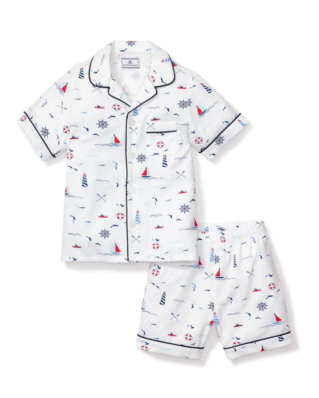 Children's Sail Away Short Set | Petite Plume