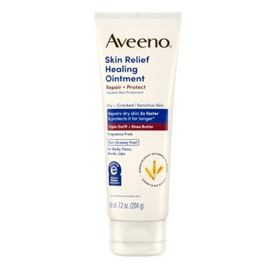 Aveeno Skin Relief Healing Ointment for Dry and Cracked Skin - Glycerin - Non-Greasy - 7.2 oz | Target