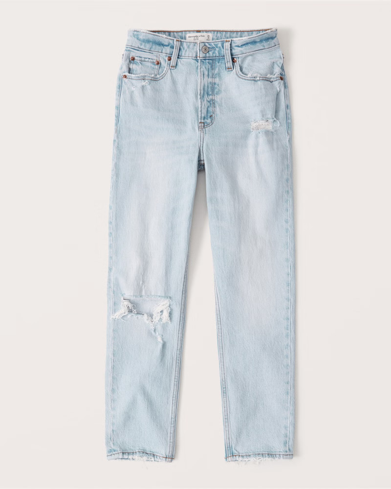 High Rise Mom Jeans | Abercrombie & Fitch (US)