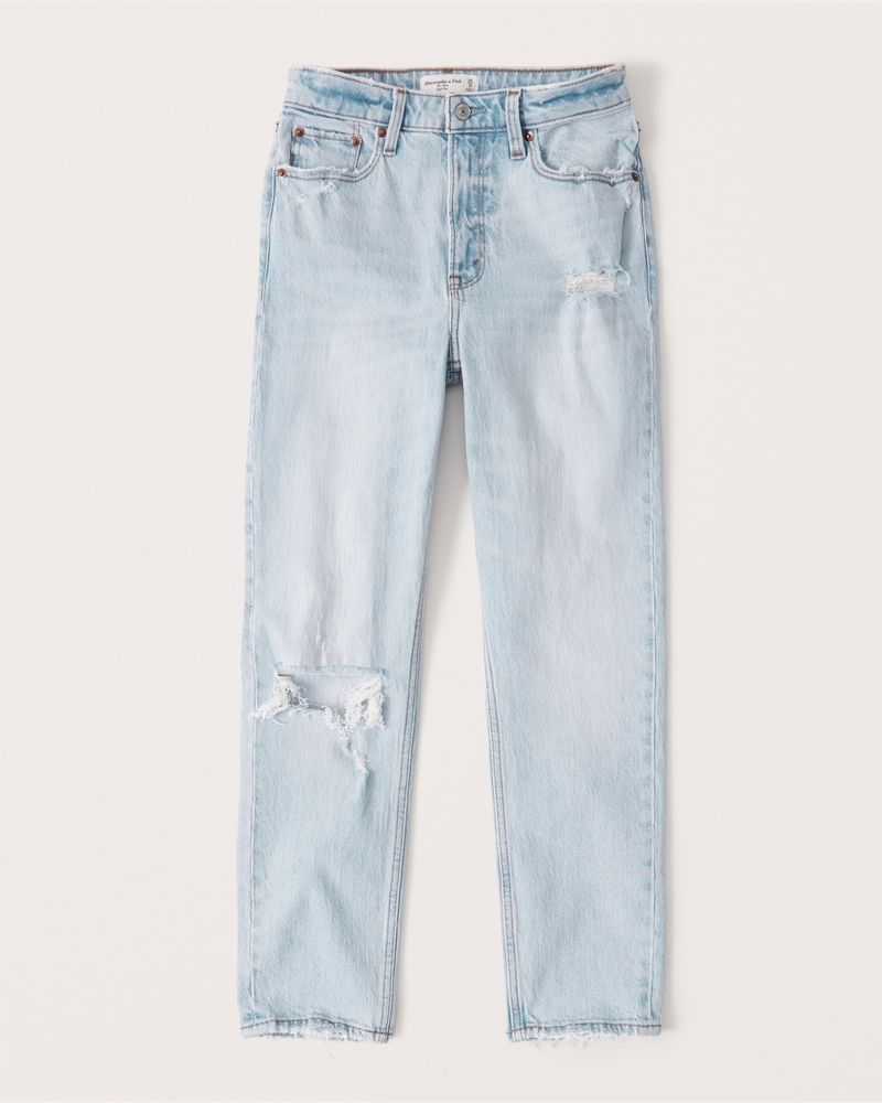 High Rise Mom Jeans | Abercrombie & Fitch (UK)
