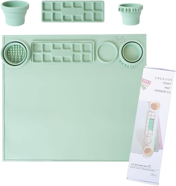 V2.0 Art Creator Silicone Craft Mat for Kids 15"x17" – Non-Stick, Waterproof & Easy to Clean, C... | Amazon (US)