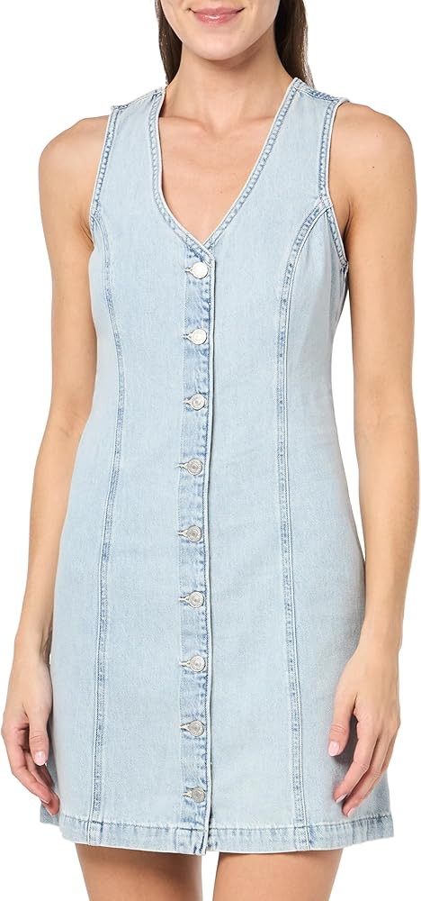womens Thora Denim Mini Dress | Amazon (US)