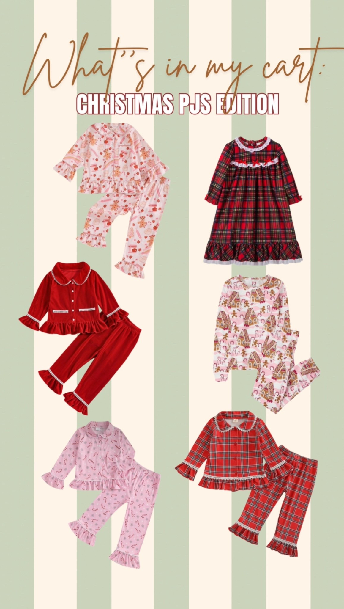 Cute pjs / pajamas for toddles + preschool girls on Christmas morning!! 

Pink + fun bows + ruffles, these are all giving “boutique look” with Amazon prices! 🙌🏻🎄

#LTKKids #LTKFamily #LTKHoliday