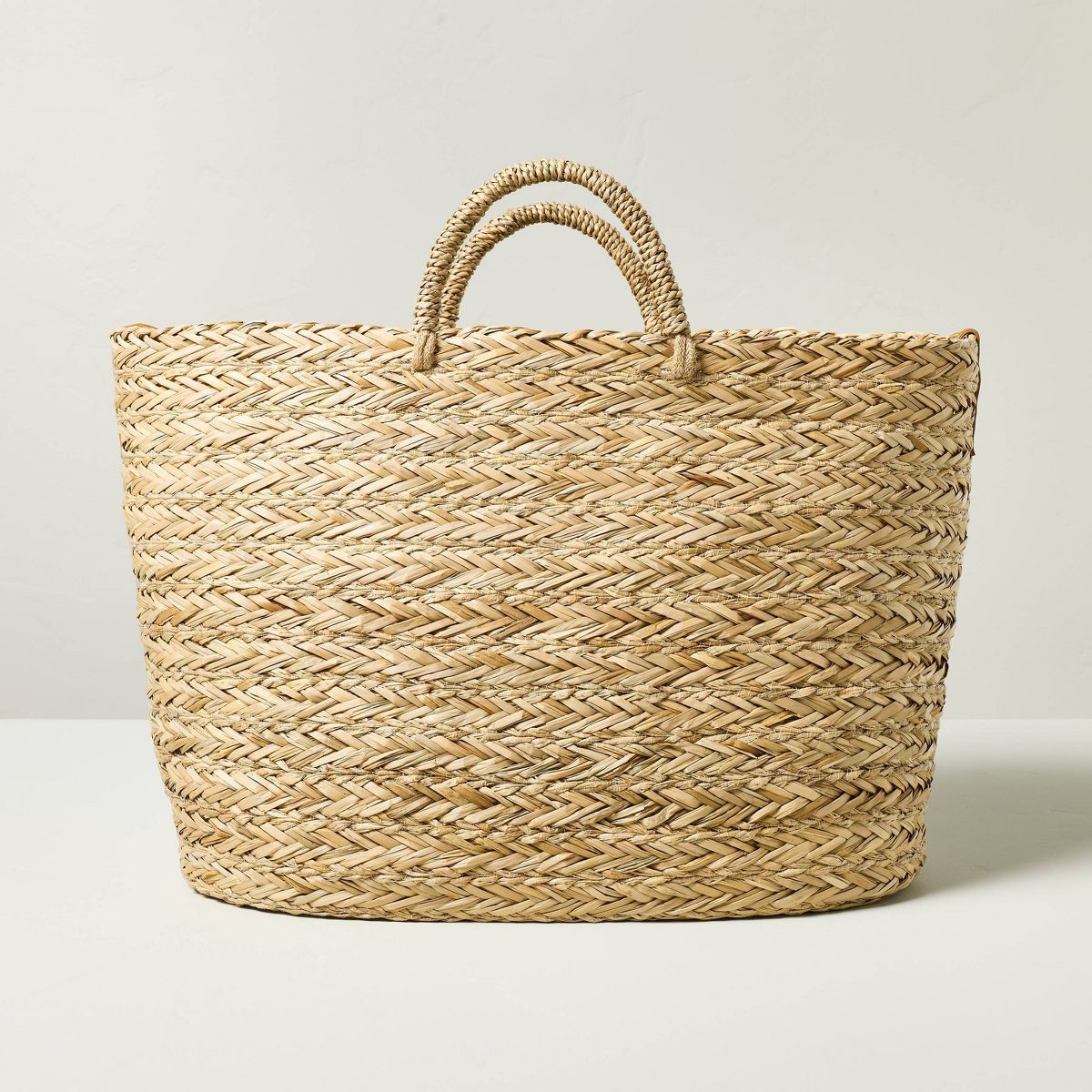 Natural Woven Summer Tote - Hearth & Hand™ with Magnolia | Target