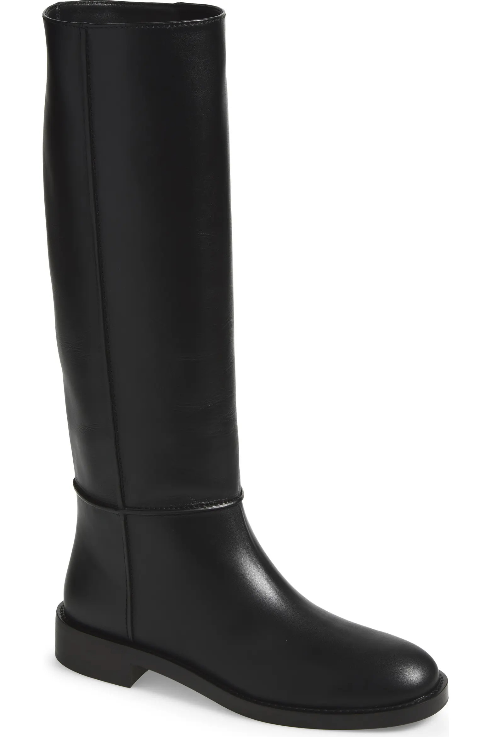 Gianvito Rossi Étrier Leather Knee High Boot (Women) | Nordstrom | Nordstrom
