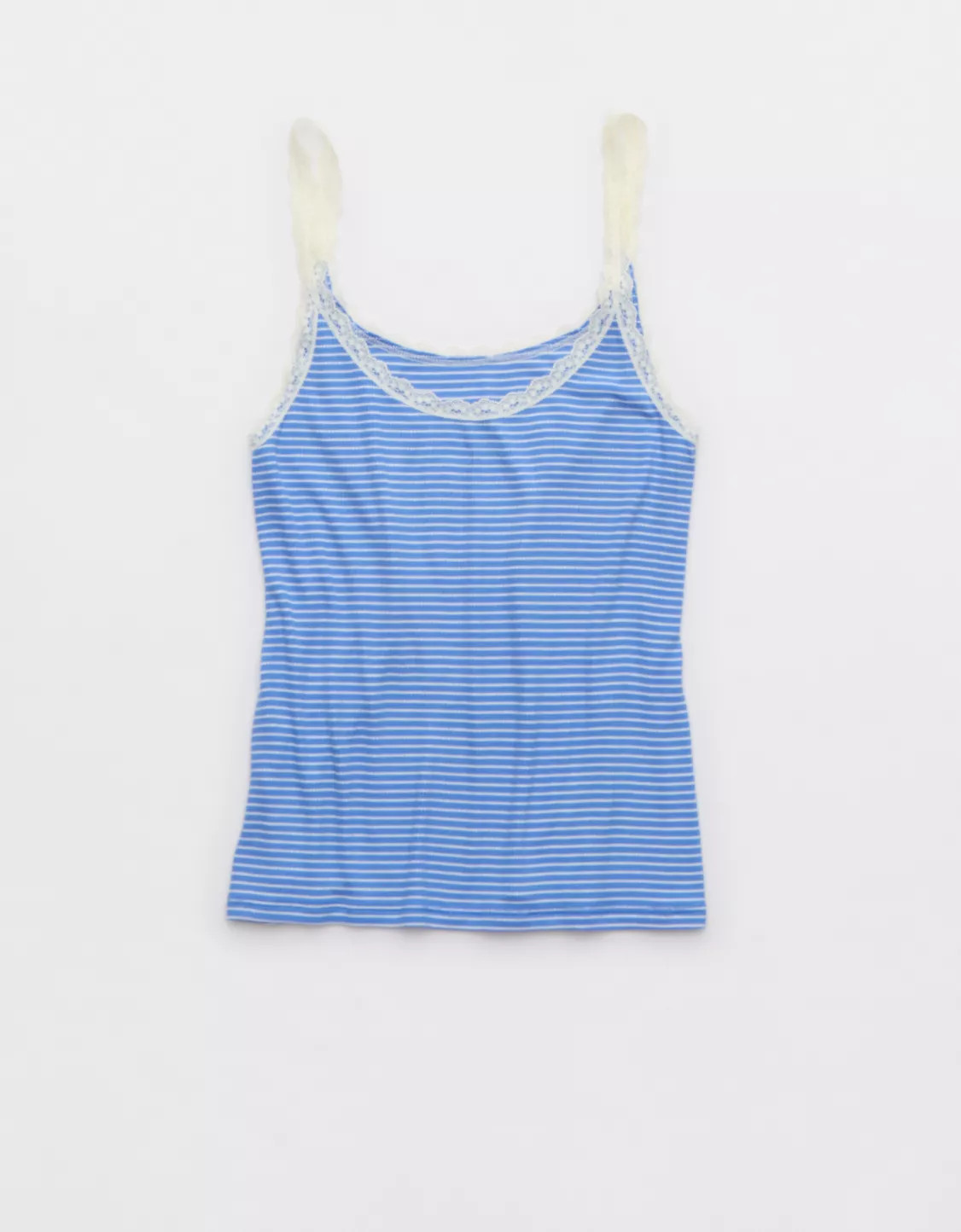 Aerie Real Soft® Lace Trim Tank | Aerie